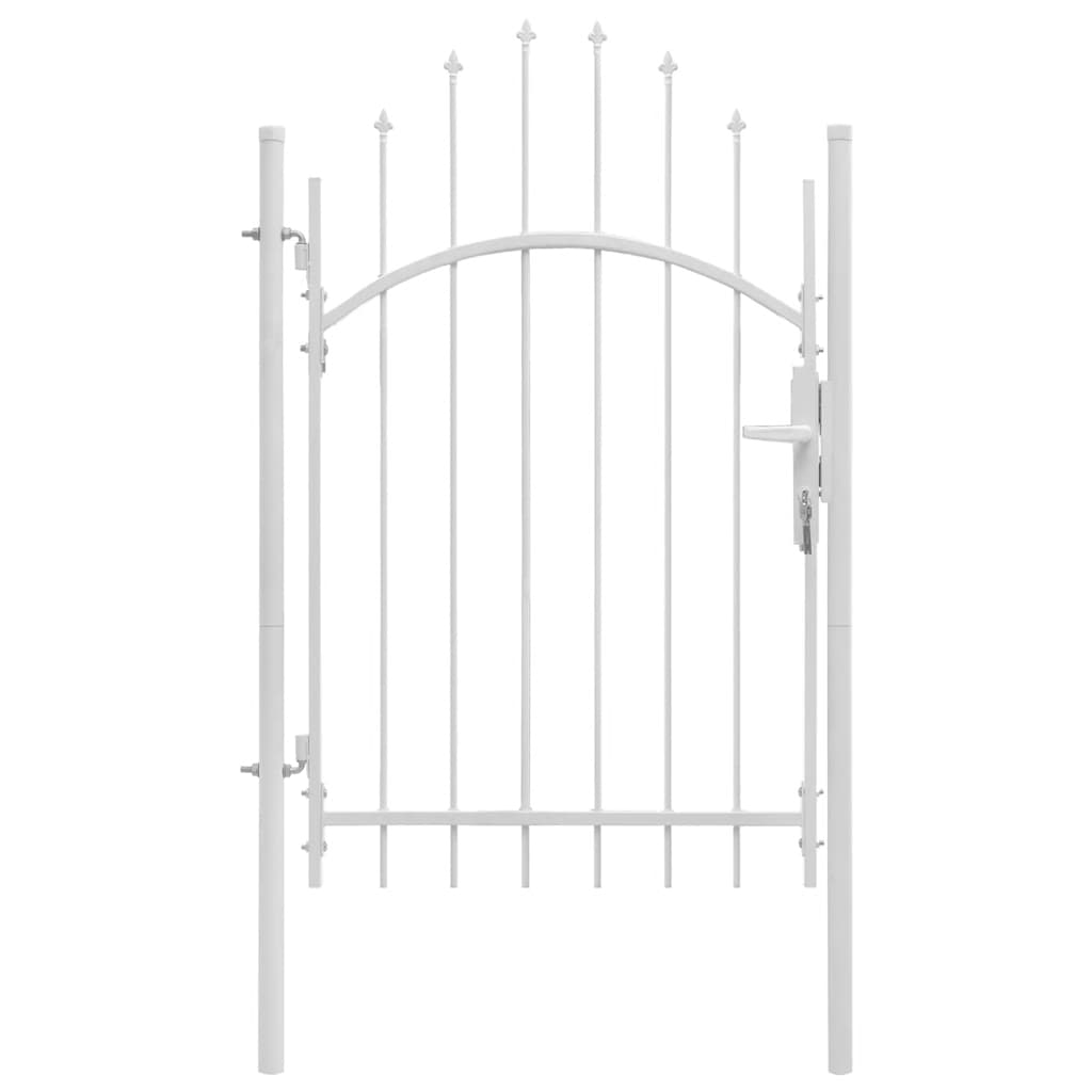 Garden Gate Woerden Steel 1x2.25 m White