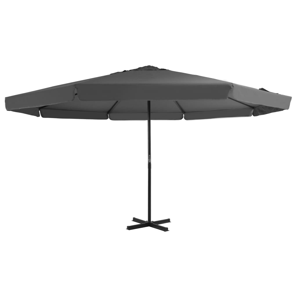 Garden Parasol with Aluminium Pole 500 cm Anthracite