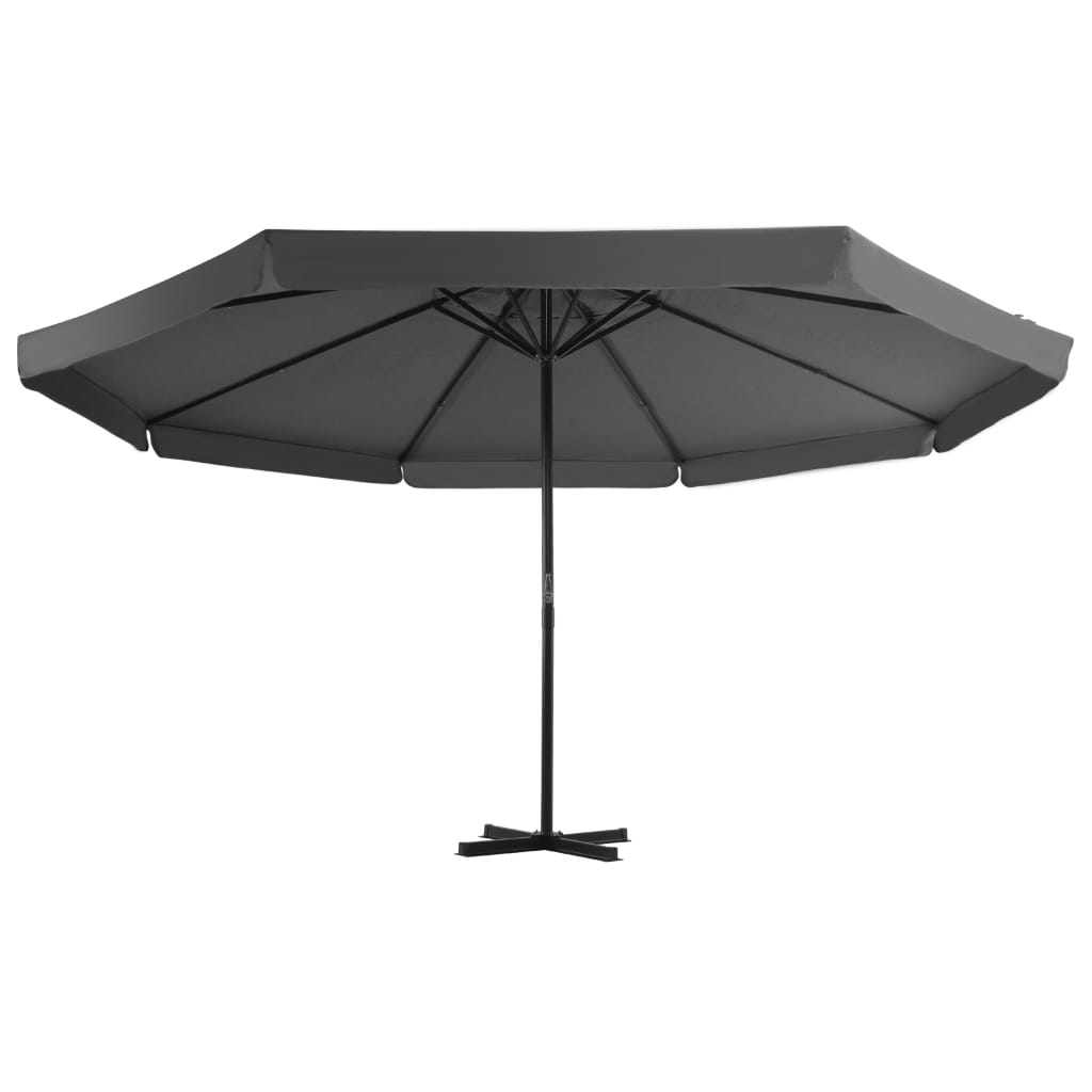Garden Parasol with Aluminium Pole 500 cm Anthracite