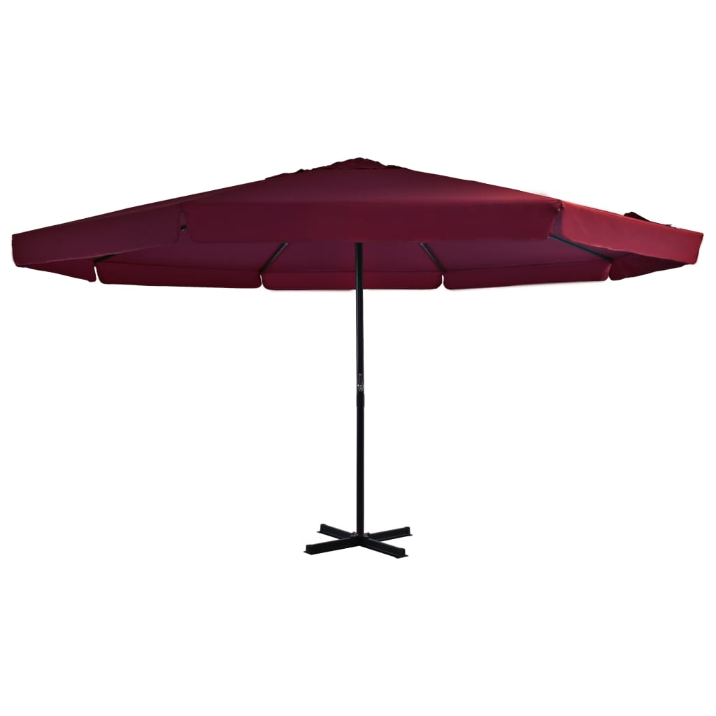 Garden Parasol | Bordeaux Red | Polyester, Aluminium | Extra Large