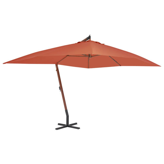 Cantilever Garden Parasol | Terracotta