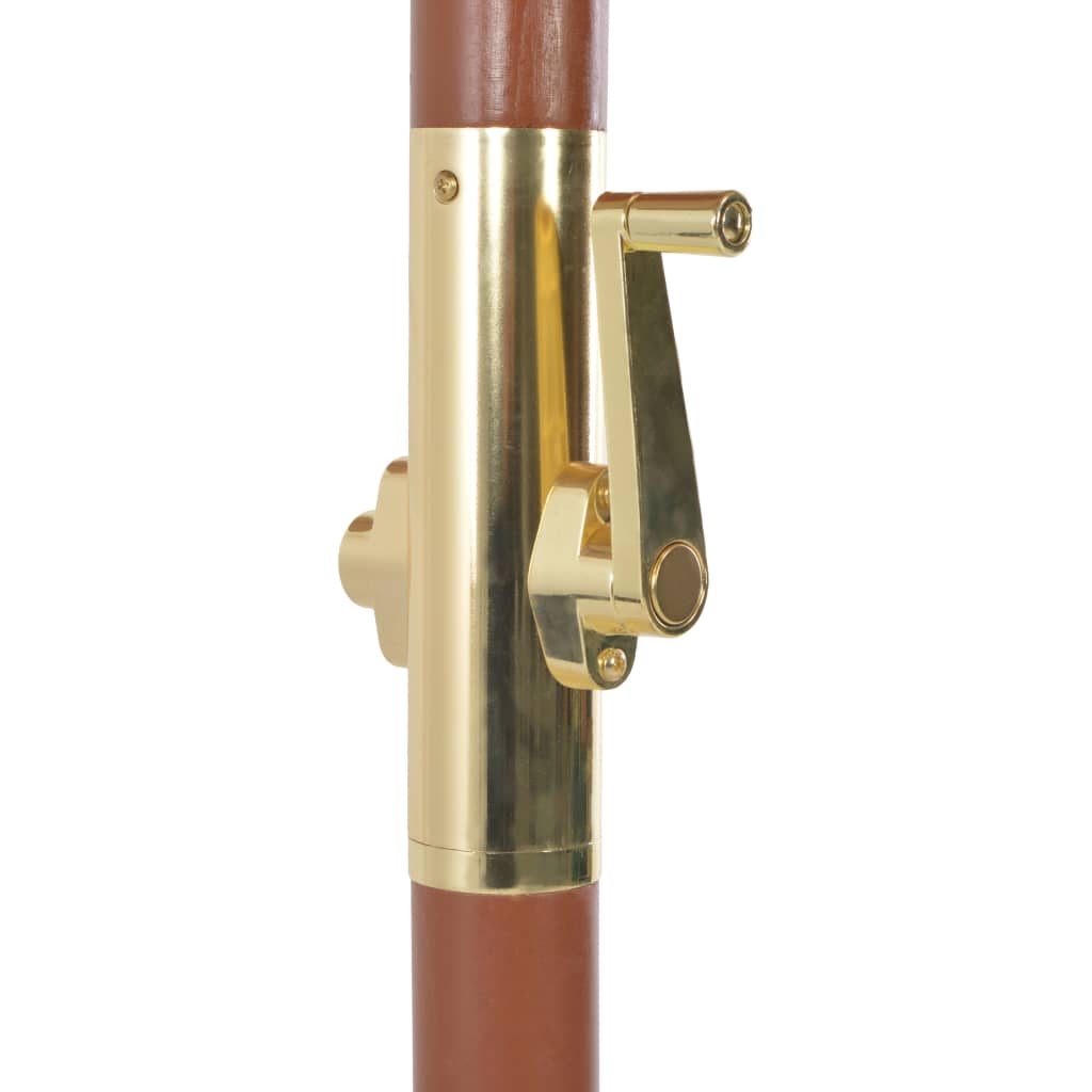 Garden Parasol with Wooden Pole 300 cm Bordeaux Red
