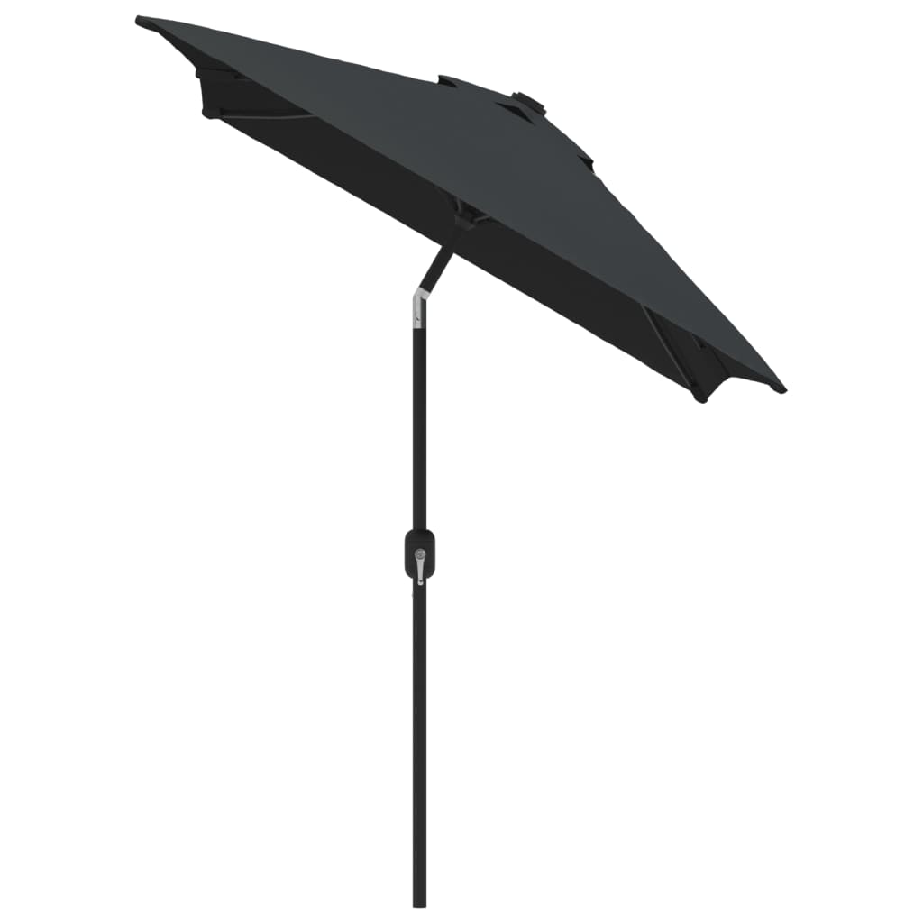 vidaXL Garden Parasol with Metal Pole 300x200 cm Anthracite