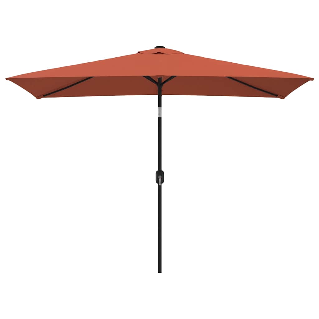 Garden Parasol | Terracotta | Polyester | 300x200 cm | Tiltable