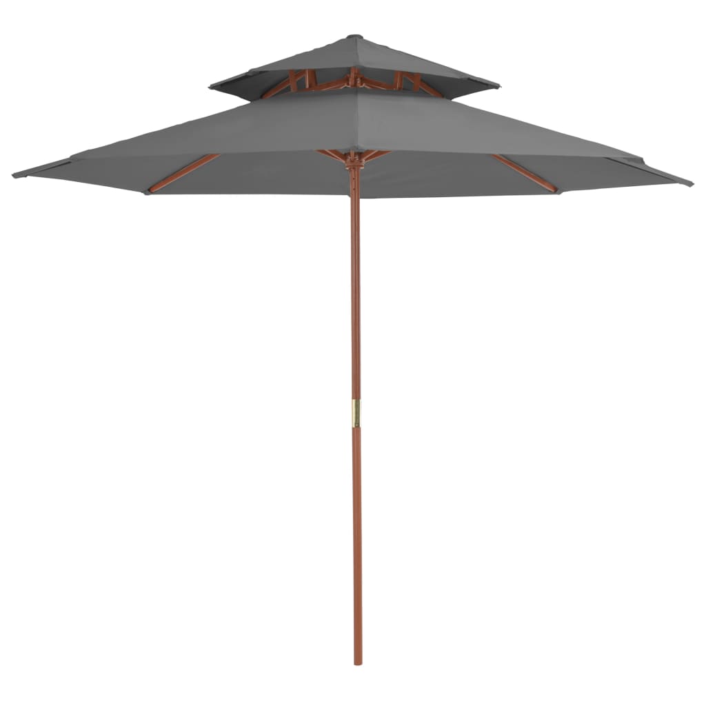 Parasol | Anthracite | Laminated bamboo, hardwood, polyester