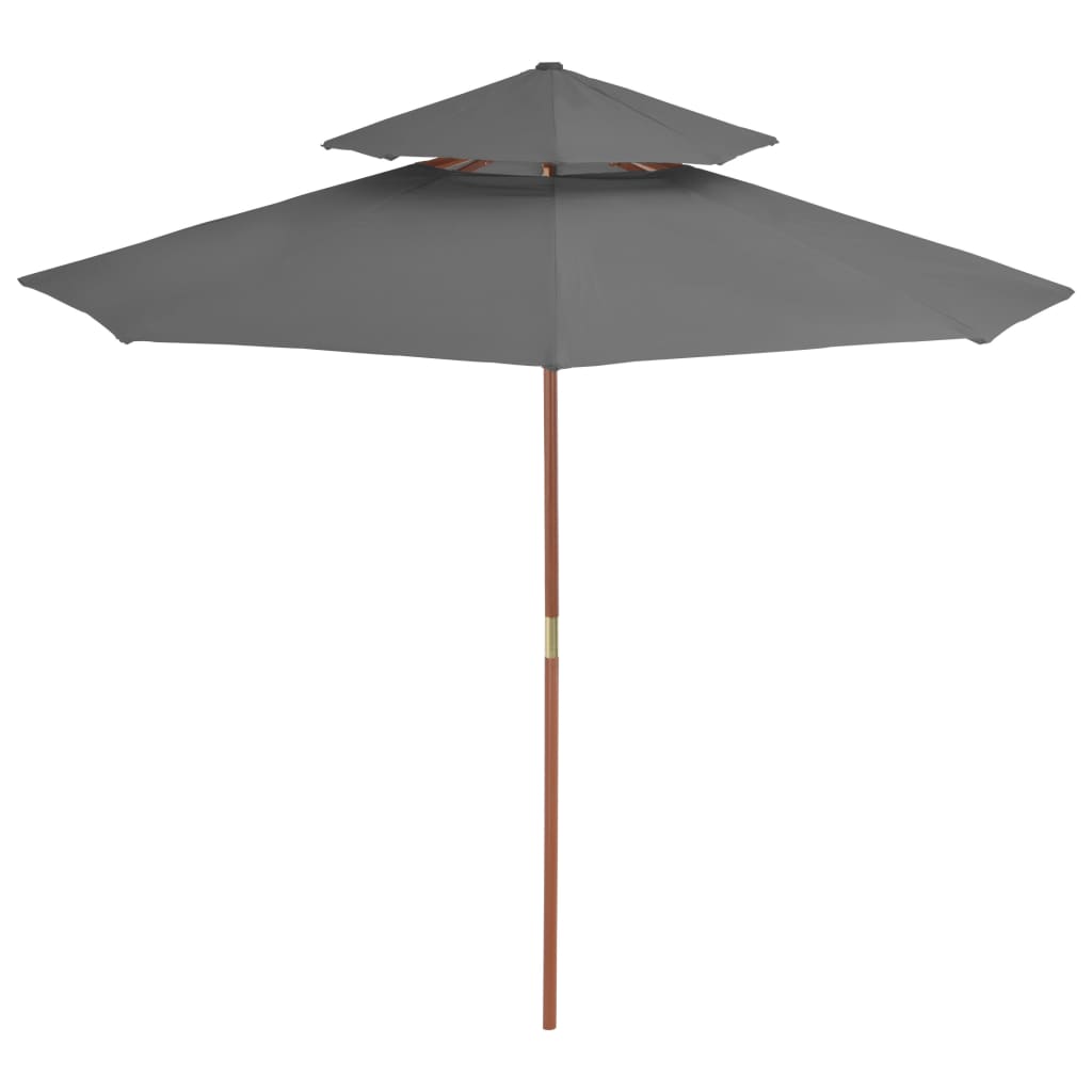 Parasol | Anthracite | Laminated bamboo, hardwood, polyester
