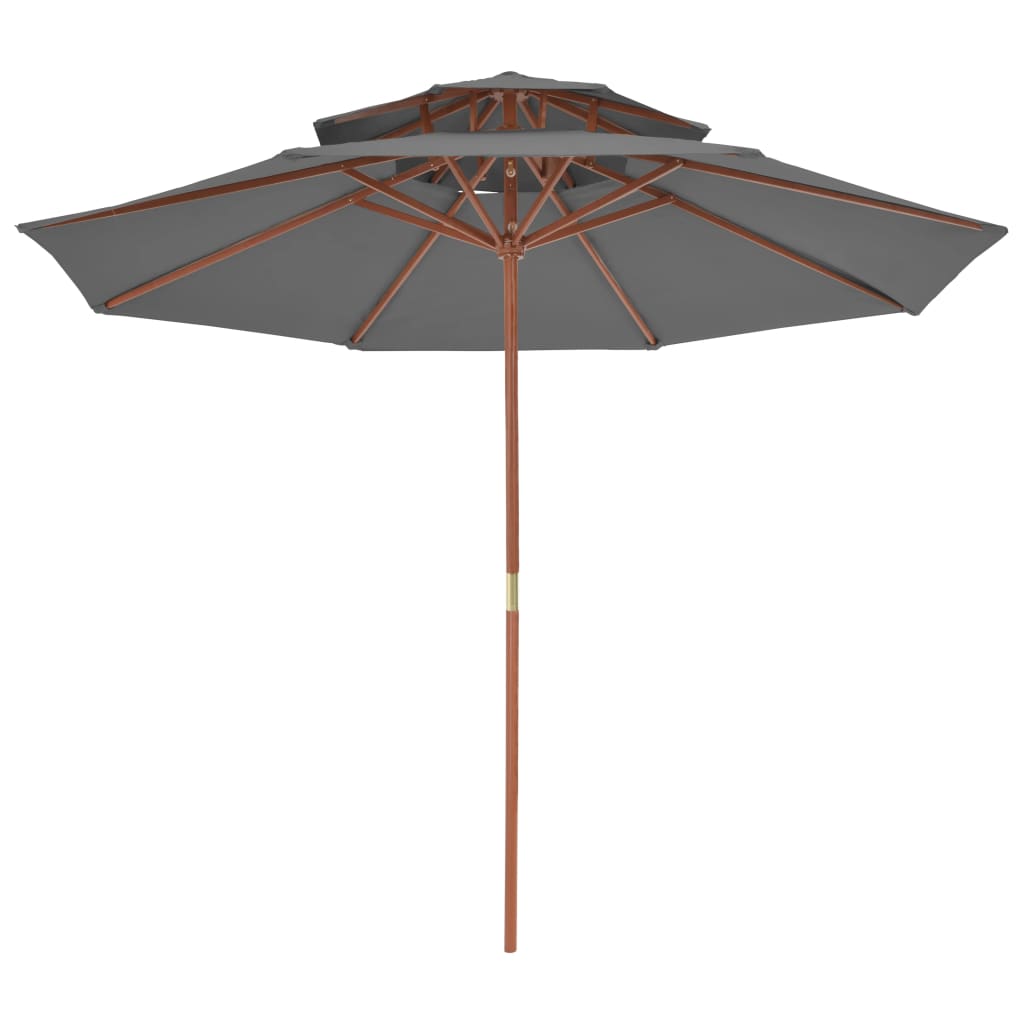 Parasol | Anthracite | Laminated bamboo, hardwood, polyester