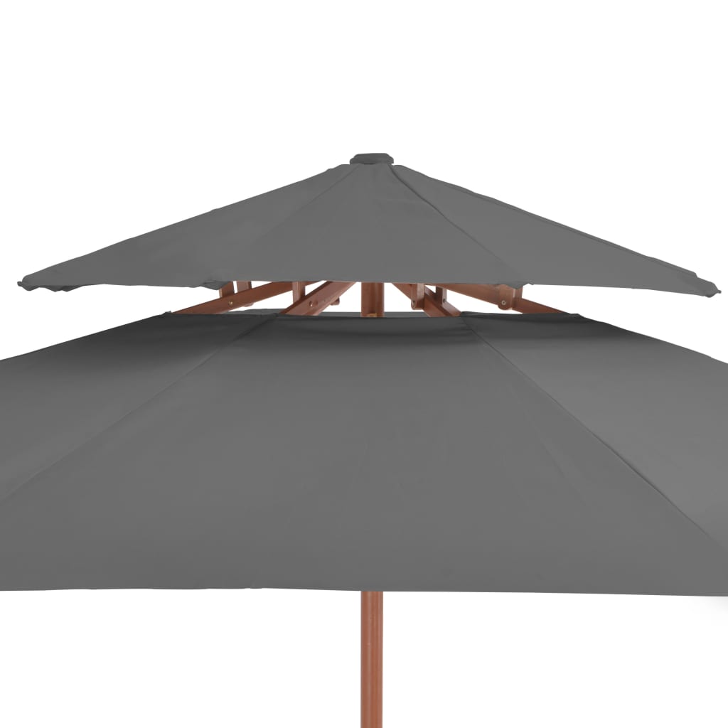 Parasol | Anthracite | Laminated bamboo, hardwood, polyester