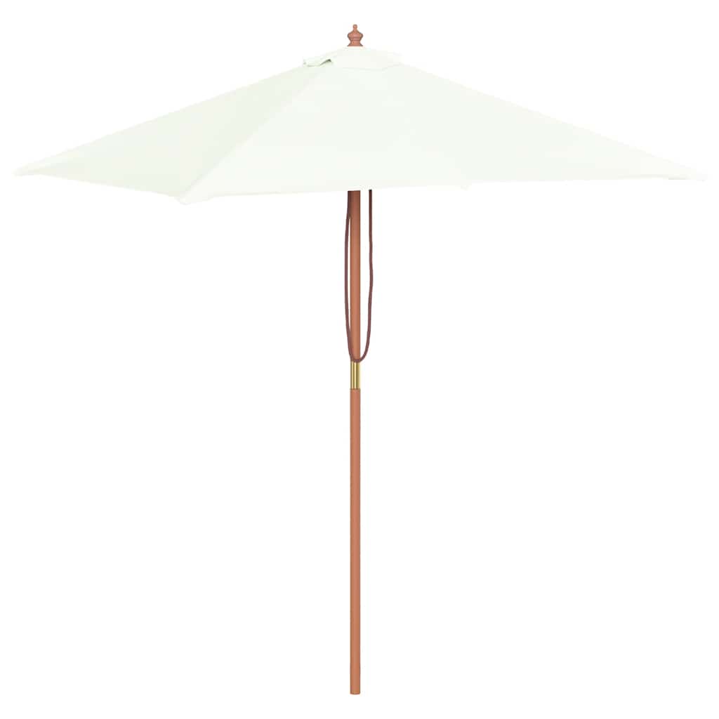 Garden Parasol | Sand | Laminated bamboo and hardwood, Polyester