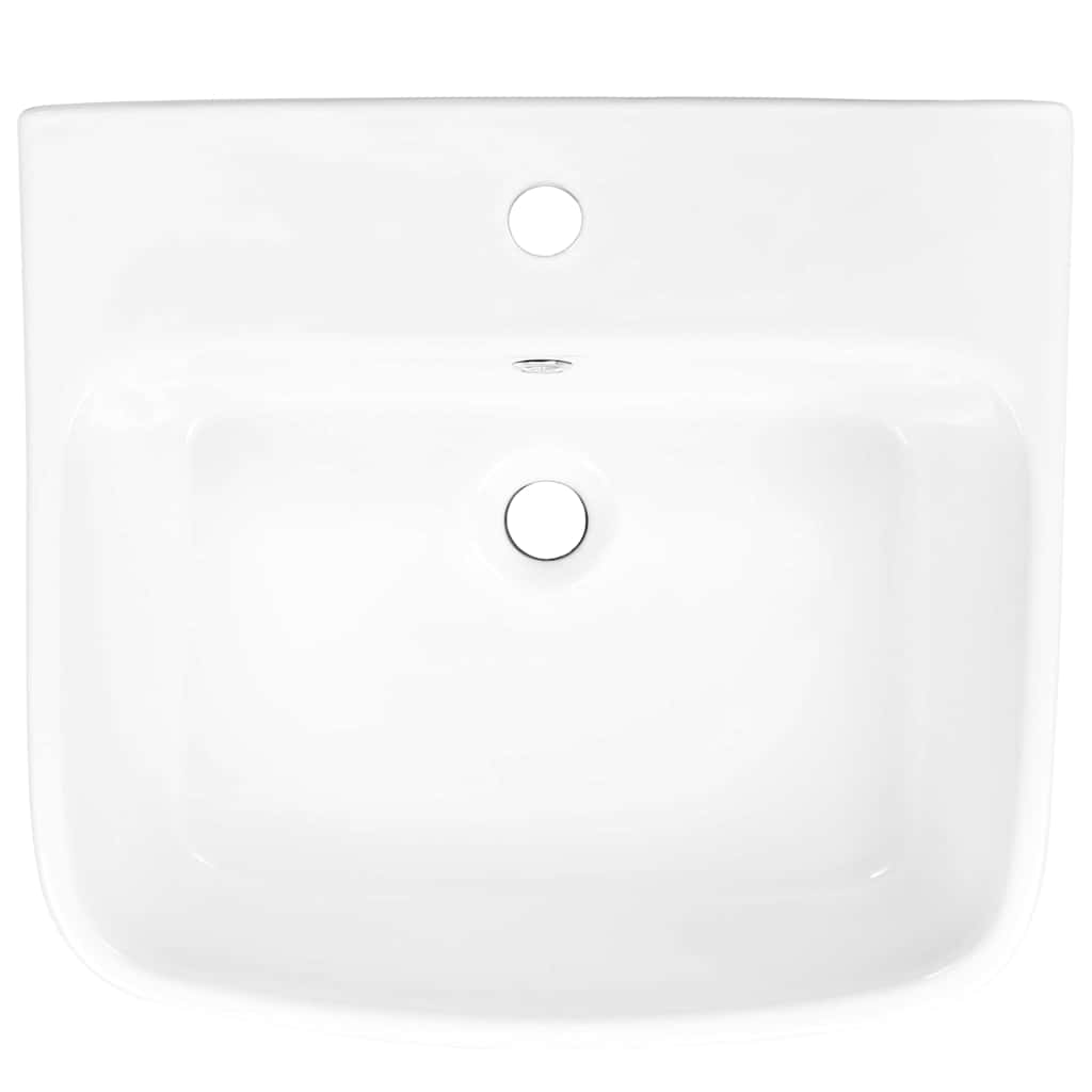 Basin White 50 x 45 x 41 cm Glazed Ceramic