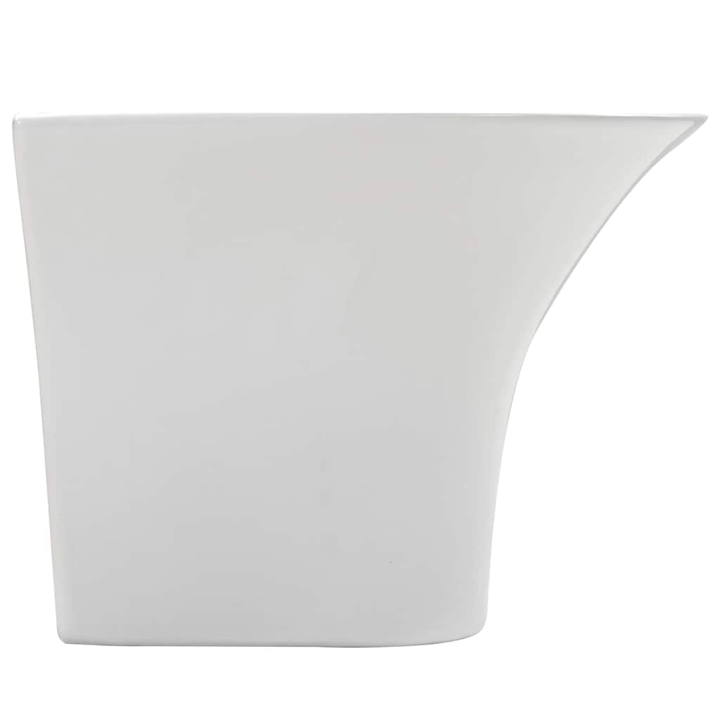 Basin White 47 x 45 x 37 cm Glazed Ceramic
