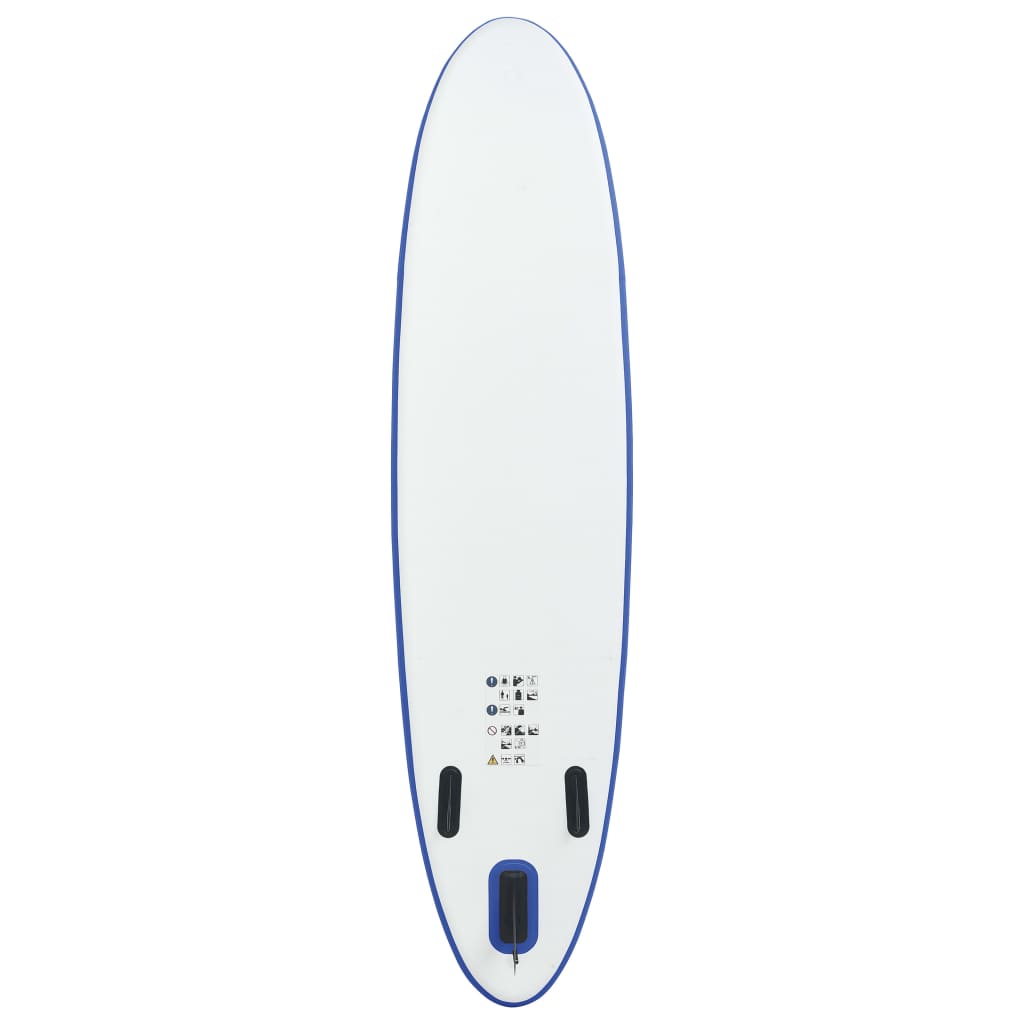 vidaXL Inflatable Stand Up Paddleboard Set Blue and White