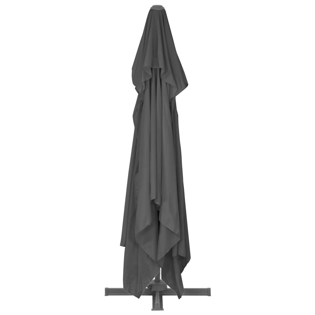 vidaXL Cantilever Garden Parasol with Aluminium Pole 400x300 cm Anthracite