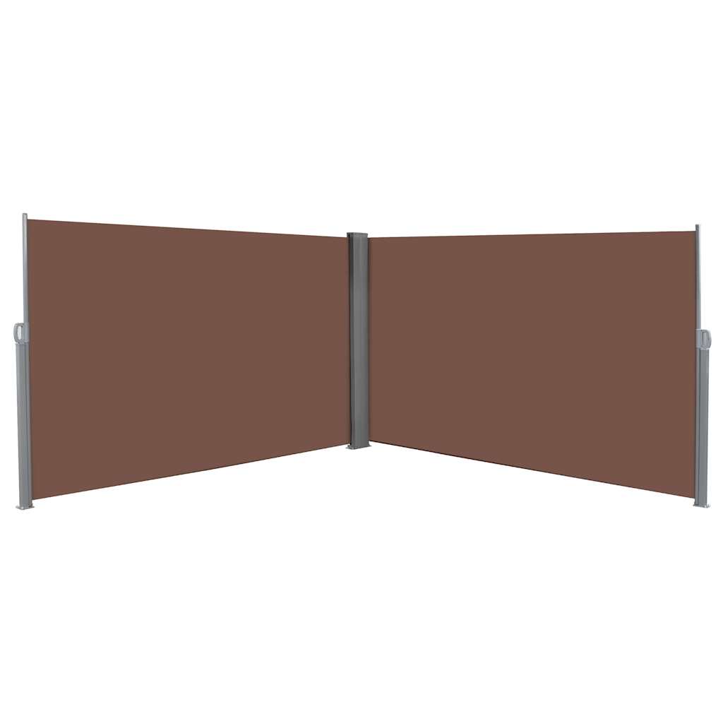 vidaXL Retractable Side Awning 180x600 cm Brown