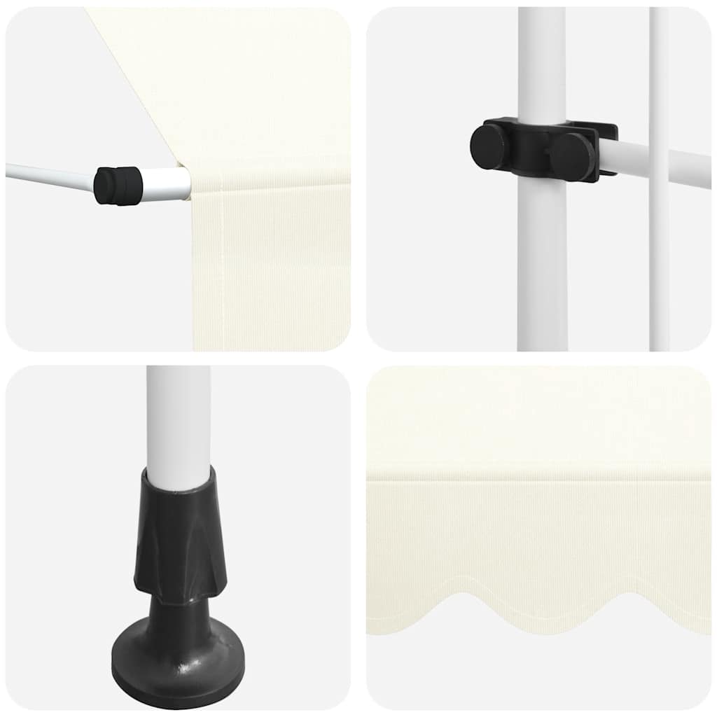 Manual Retractable Awning 150 cm Cream