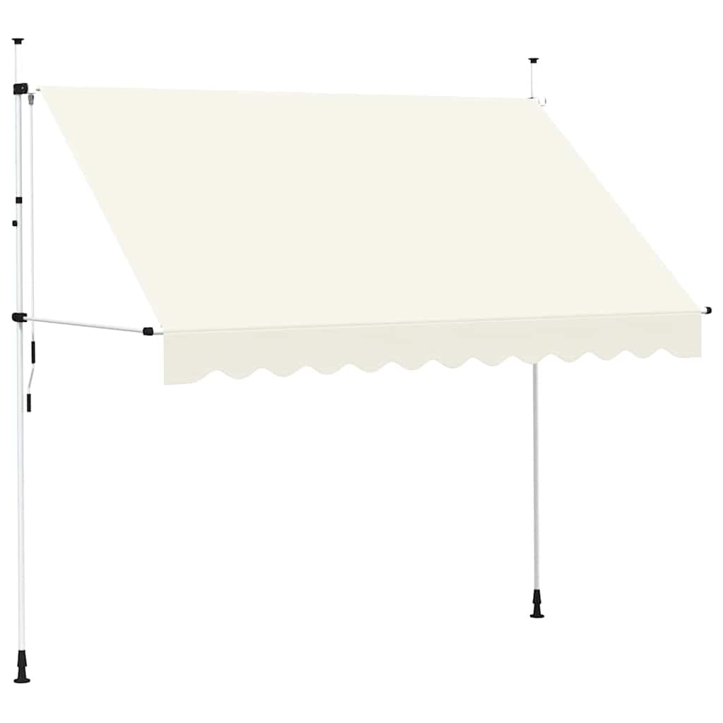 Retractable Awning | Cream | Polyester with PU coating, Steel