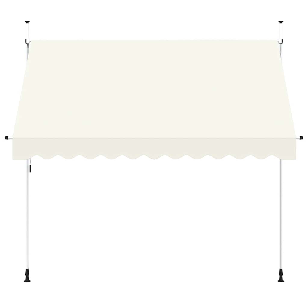 Retractable Awning | Cream | Polyester with PU coating, Steel
