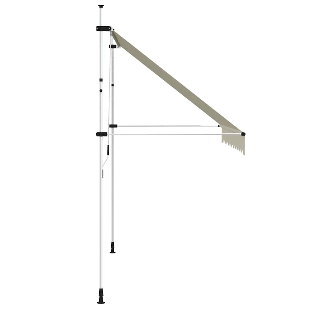 Retractable Awning | Cream | Polyester with PU coating, Steel