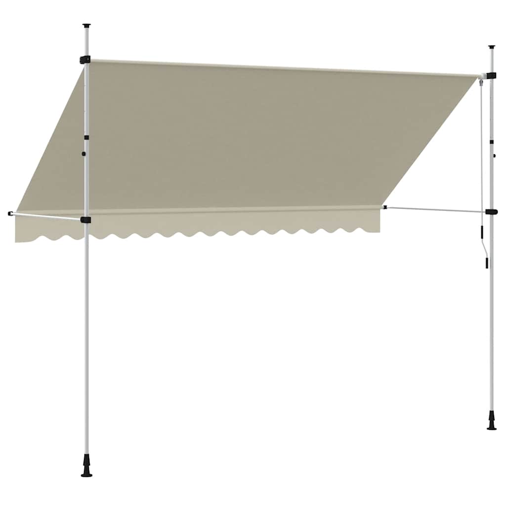 Retractable Awning | Cream | Polyester with PU coating and steel frame