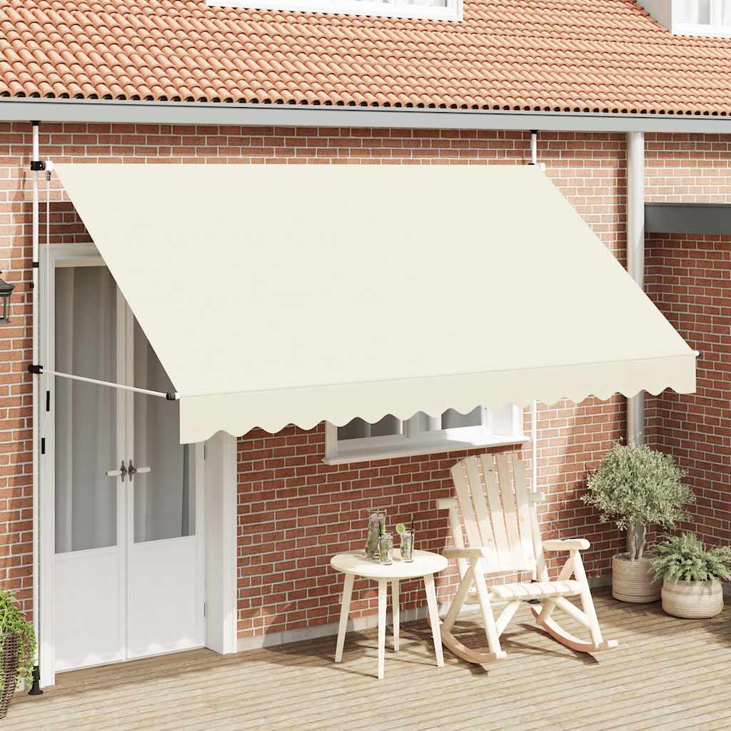 Retractable Awning | Cream | Polyester with PU coating and steel frame