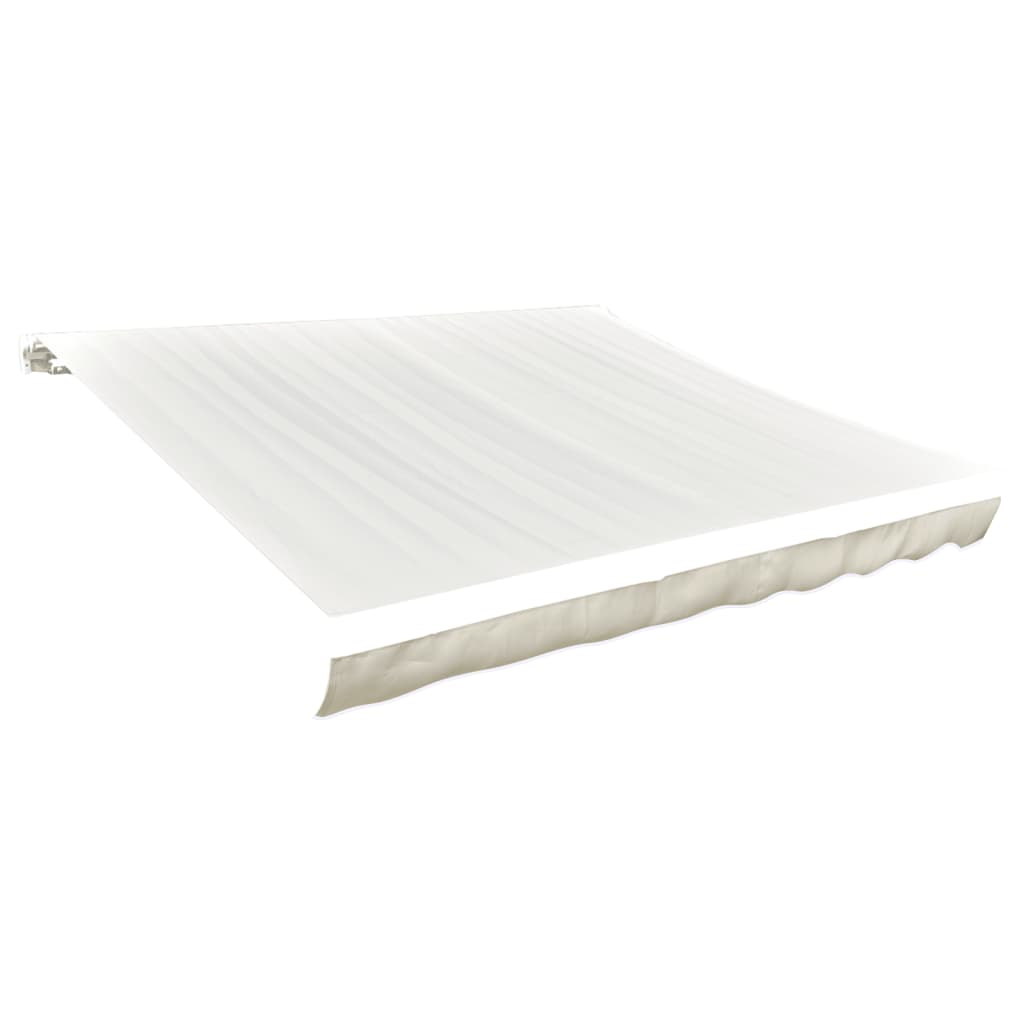 Awning Top Sunshade Canvas Cream 4.5x3 m