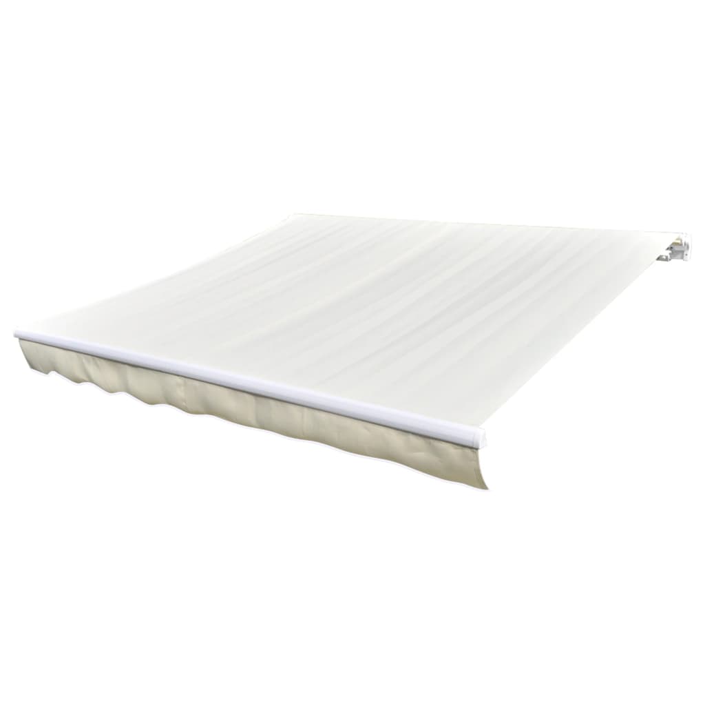 Awning Top Sunshade Canvas Cream 4.5x3 m
