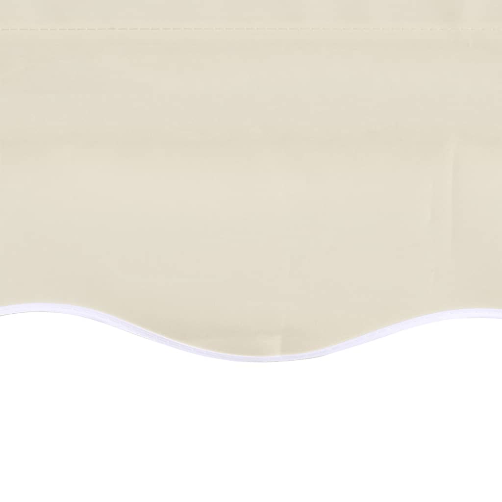 Awning Top Sunshade Canvas Cream 4.5x3 m
