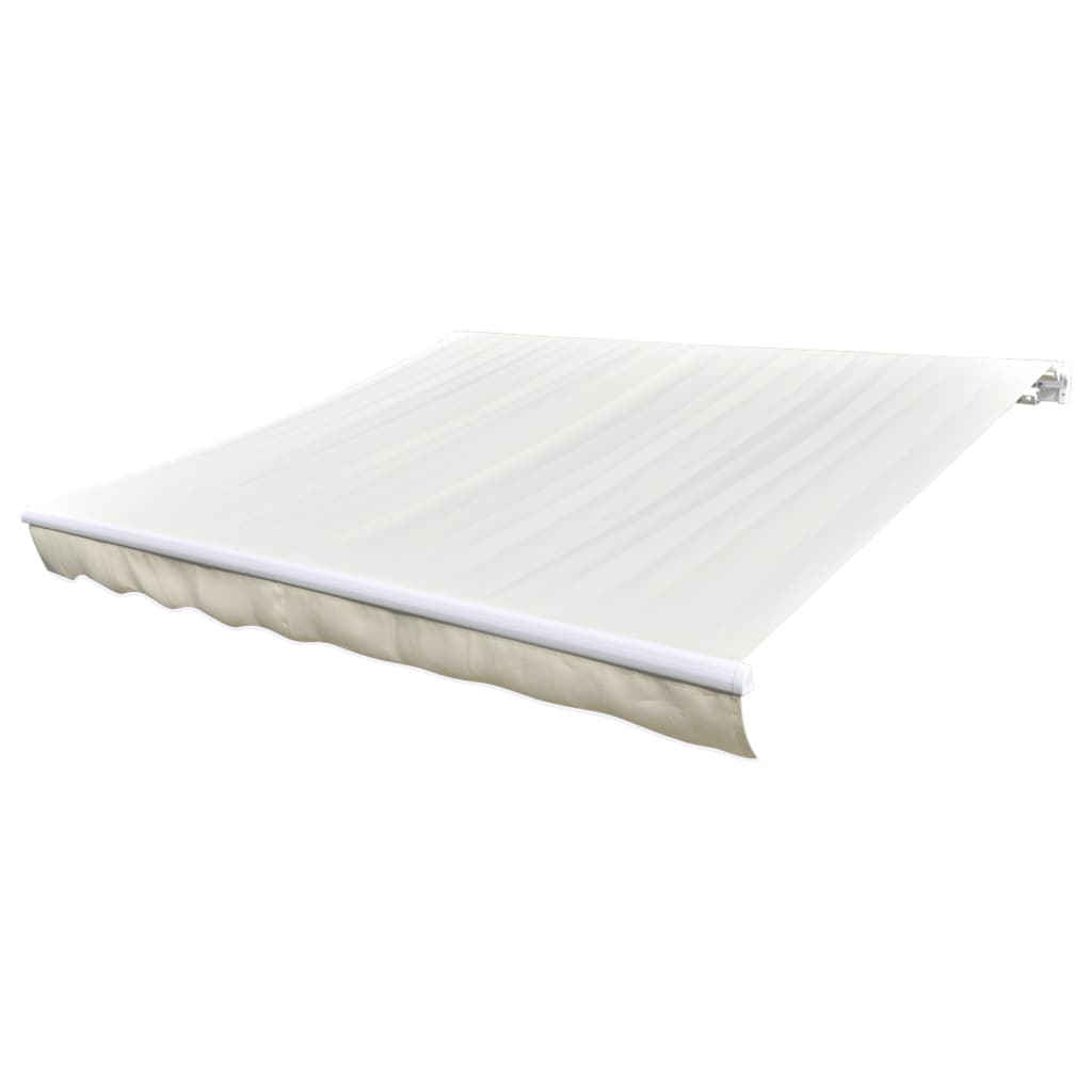 vidaXL Awning Top Sunshade Canvas Cream 500x300 cm