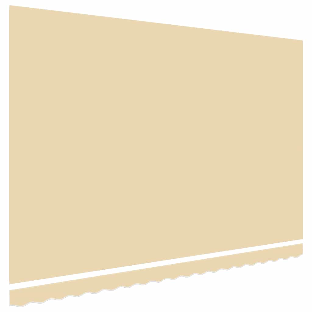 Awning Replacement Fabric Cream 500x300 cm Polyester