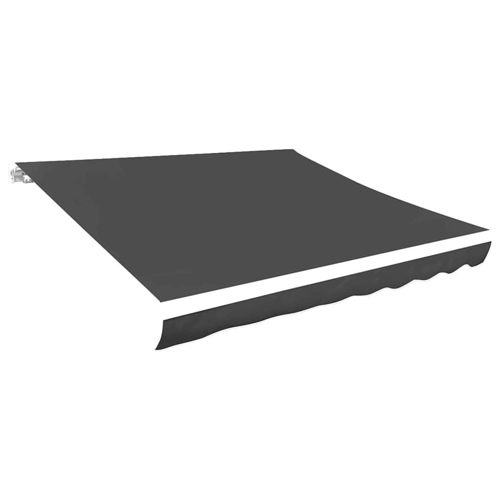 Awning Replacement Fabric Grey 350x250 cm Polyester