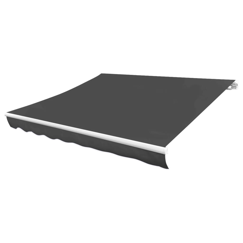 Awning Top Sunshade Canvas Anthracite 5x3 m