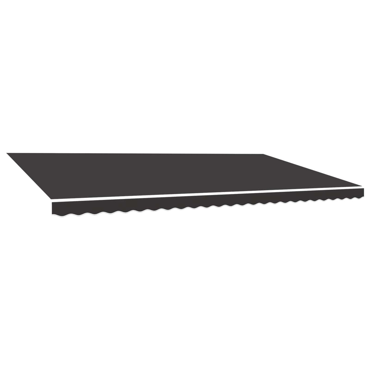 Awning Replacement Fabric Grey 600x300 cm Polyester