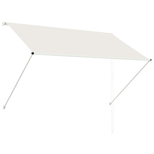 vidaXL Retractable Awning 200x150 cm Cream