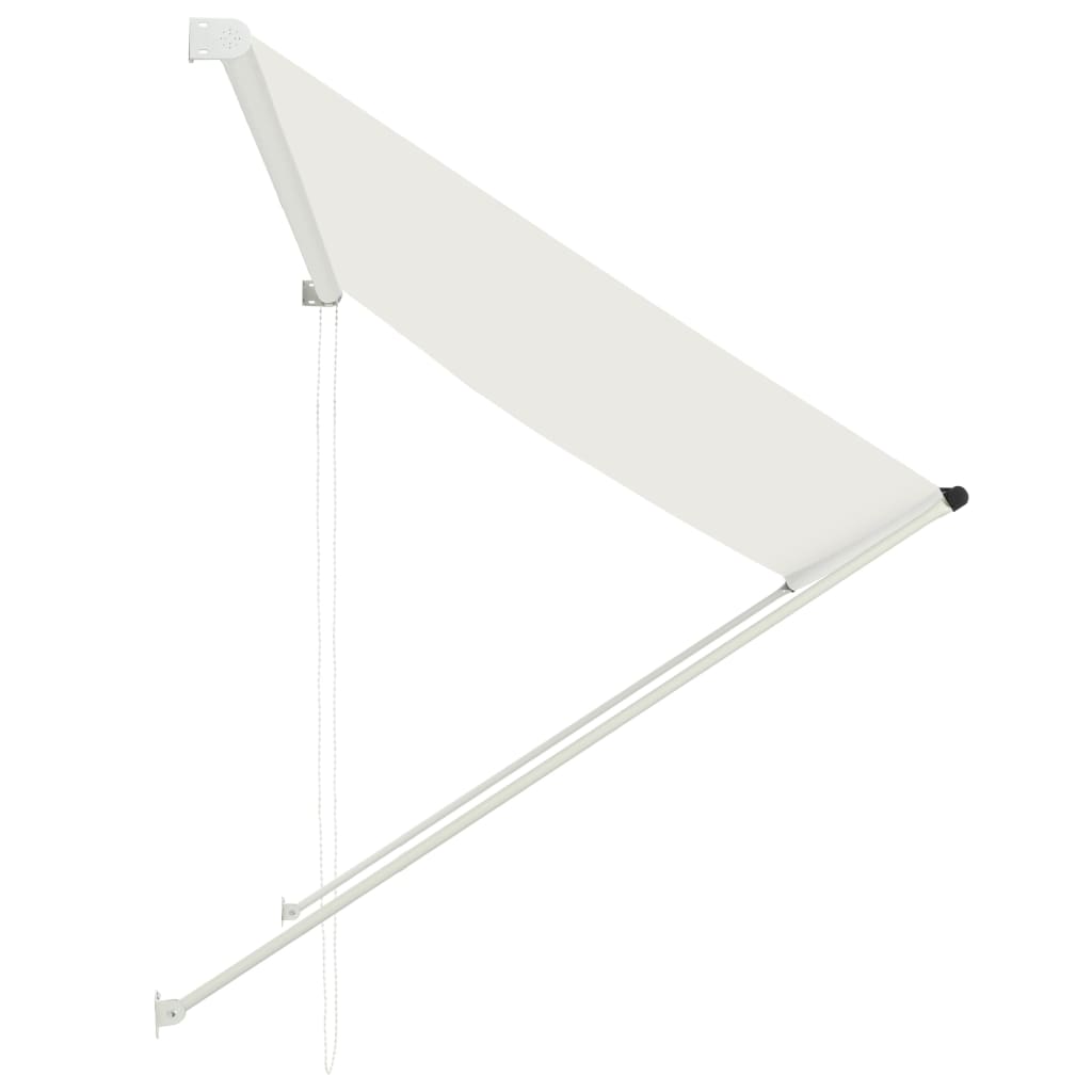 vidaXL Retractable Awning 200x150 cm Cream