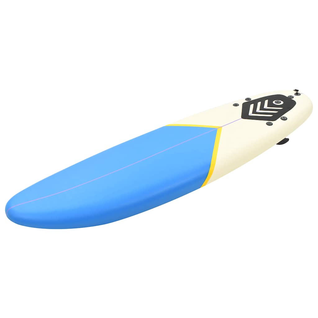 91687 vidaXL Surfboard 170 cm Blue and Cream