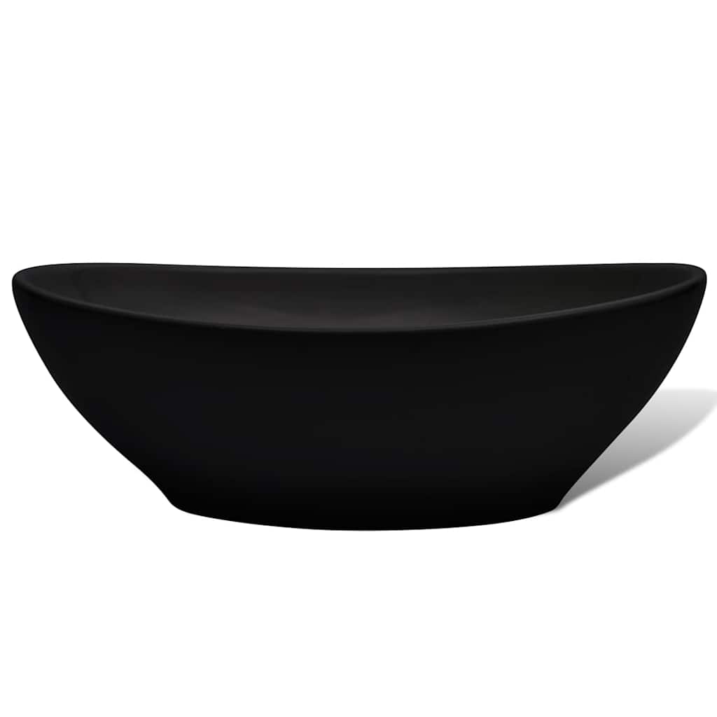 Ceramic Basin 40x33 cm Black Ceramic