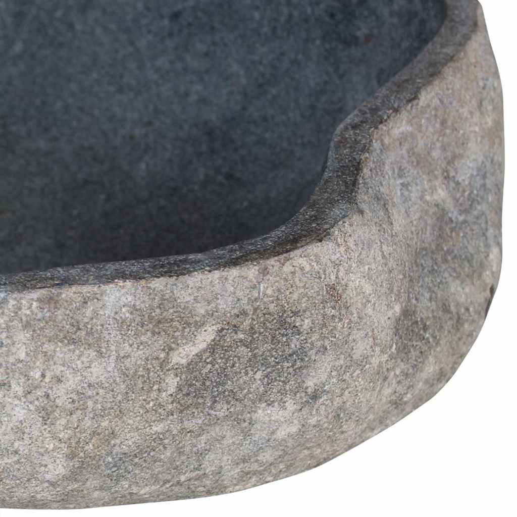 275410 vidaXL Wash Basin River Stone (242668)