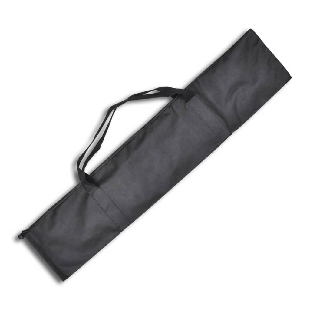 Photo Studio Kit with 3 Cotton Backdrops Adjustable Frame 3x6m
