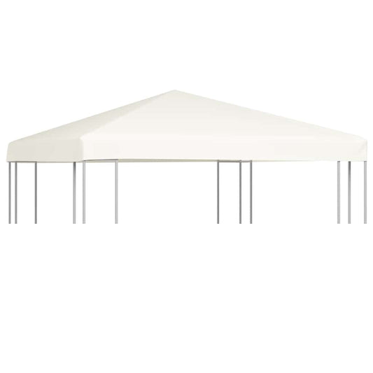 44777 vidaXL Gazebo Top Cover 310 g/m² 3x3 m Cream White