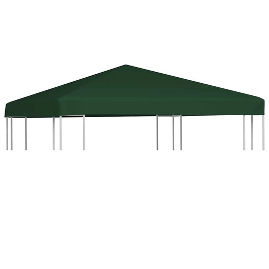 44779 vidaXL Gazebo Top Cover 310 g/m² 3x3 m Green
