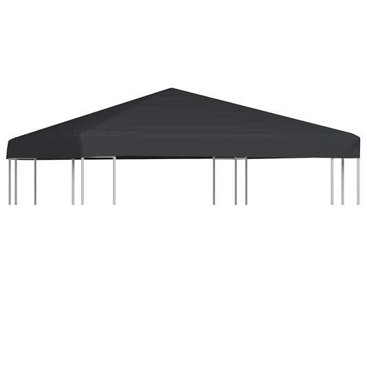 44781 vidaXL Gazebo Top Cover 310 g/m² 3x3 m Grey