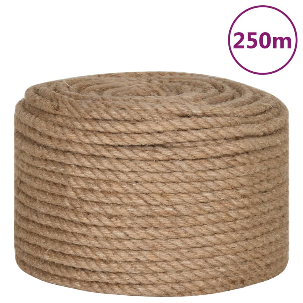 vidaXL Rope 100% Jute 10 mm 250 m