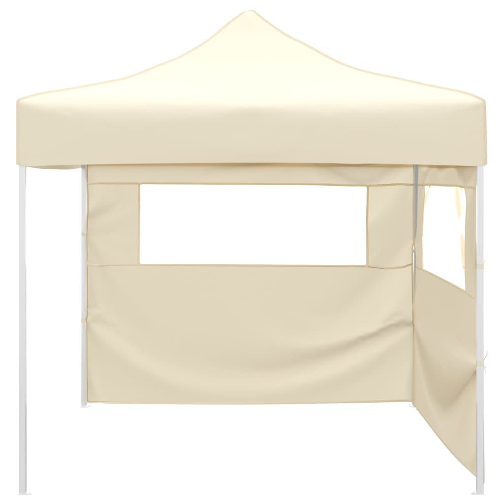 44960 vidaXL Foldable Tent with 2 Walls 291x291x315 cm Cream