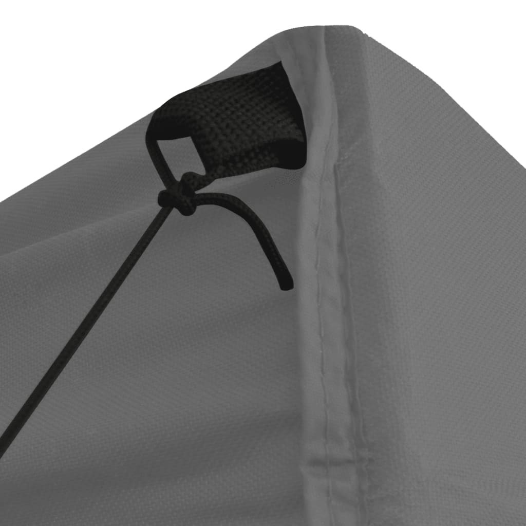 vidaXL Foldable Party Tent Pop-Up with 4 Sidewalls 3x3 m Anthracite