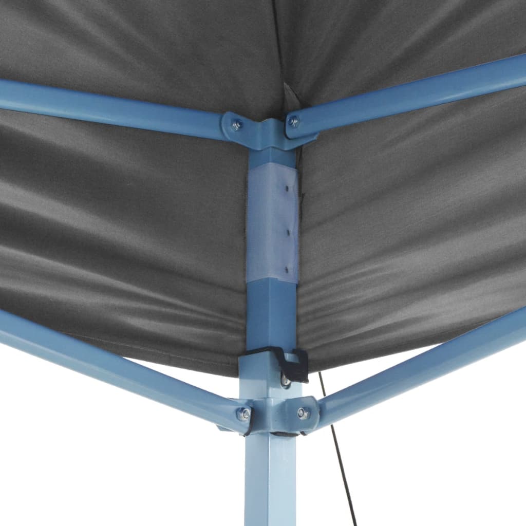 44965 vidaXL Foldable Party Tent Pop-Up with 2 Sidewalls 3x3 m Anthracite