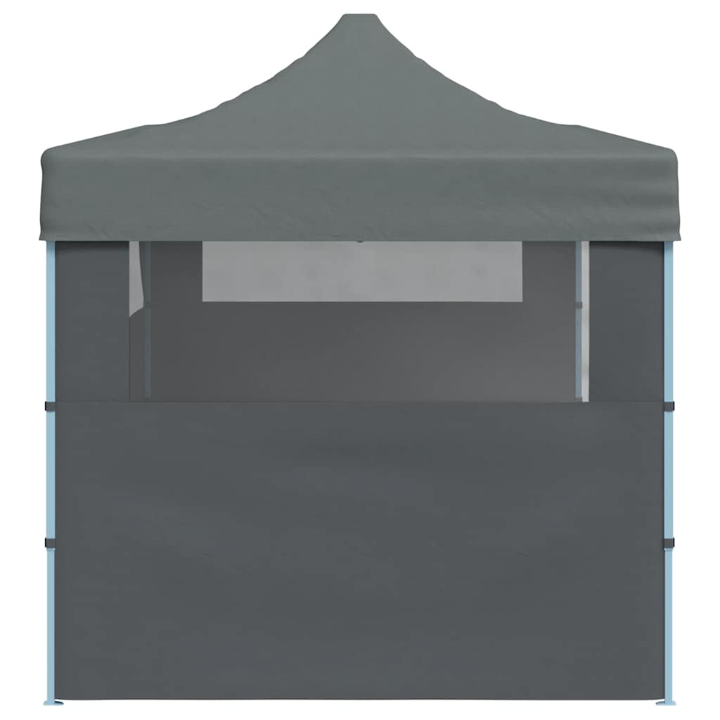44966 vidaXL Folding Pop-up Partytent with Sidewalls 3x6 m Anthracite