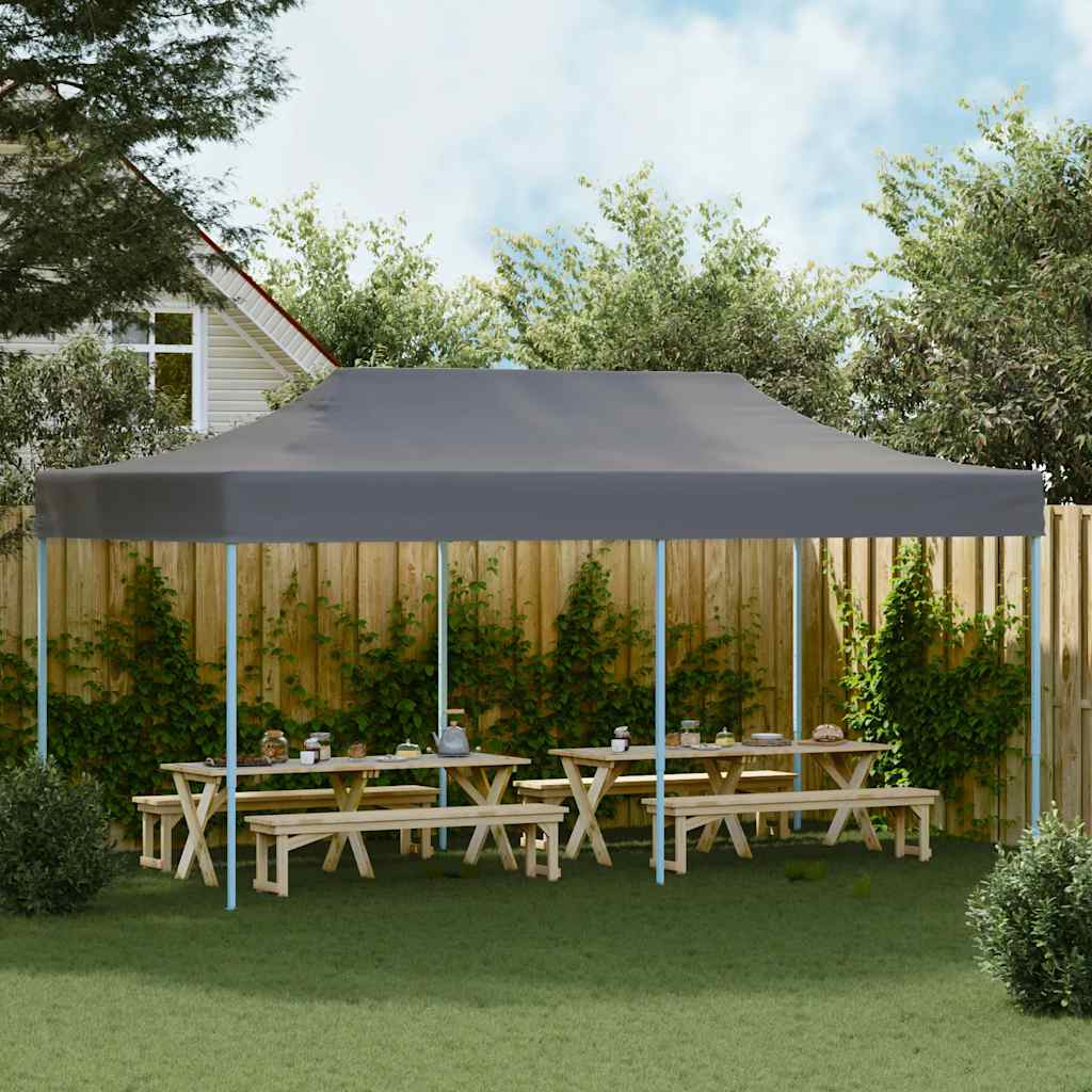44967 vidaXL Folding Pop-up Partytent 3x6 m Anthracite