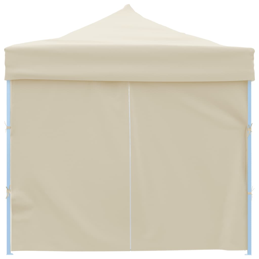 vidaXL Folding Pop-up Party Tent with 8 Sidewalls 3x9 m Cream