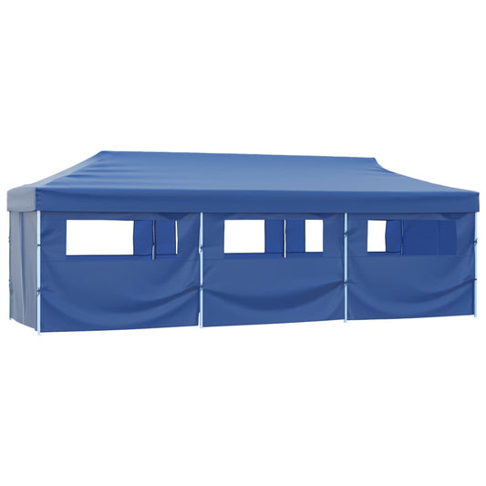 Partytent | Blue | 600D oxford with PVC coating, powder-coated steel