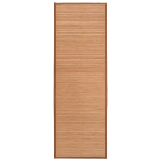 Yoga Mat Bamboo 60x180 cm Brown